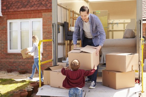 Customer booking confirmation and service scope for a man and van relocation