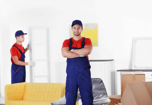 People using Sutton Man And Van service for a local home move