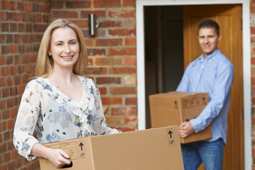 Local movers handling a home removal in Sutton