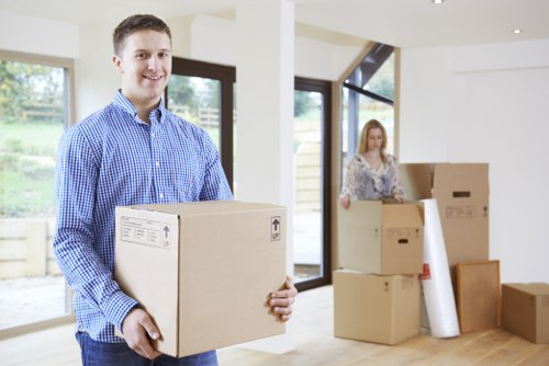 Van and mover ready for a local Sutton house move