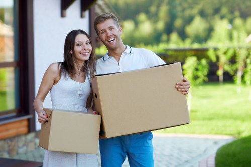 Careful handling of household items during a Sutton removal