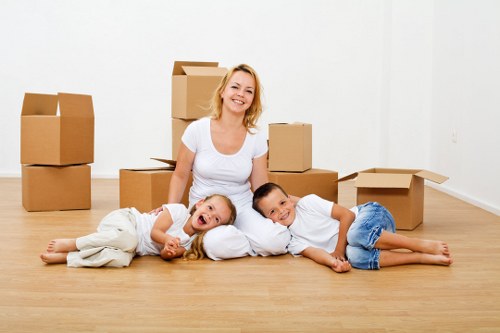 Packing and loading furniture for a move in Sutton