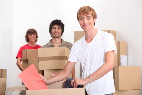 Local office movers handling business items during a relocation in Sutton
